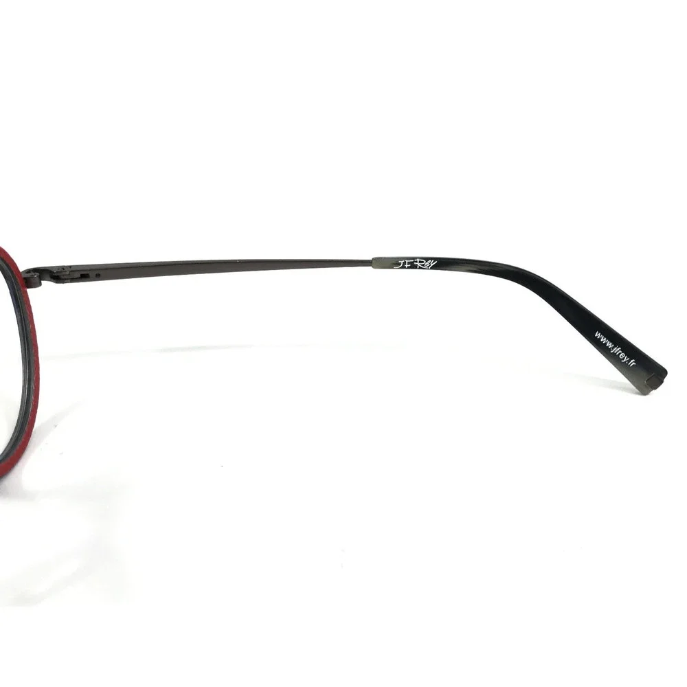 J. F. Rey Eyeglasses Frames JF2860 0330 Striped Brown Red Gray Round 47-22-145